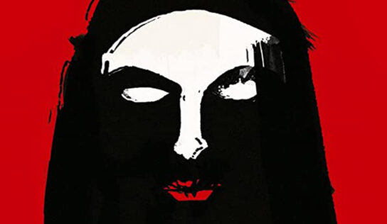 A girl walks home alone at night